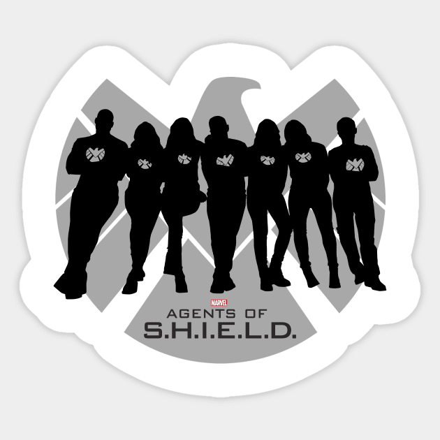 Agents of Silhouette Sticker by SarahMosc